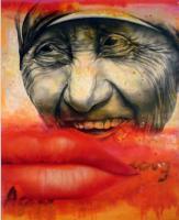 Mischtechnik auf Leinwand ... 160 x 130 cm